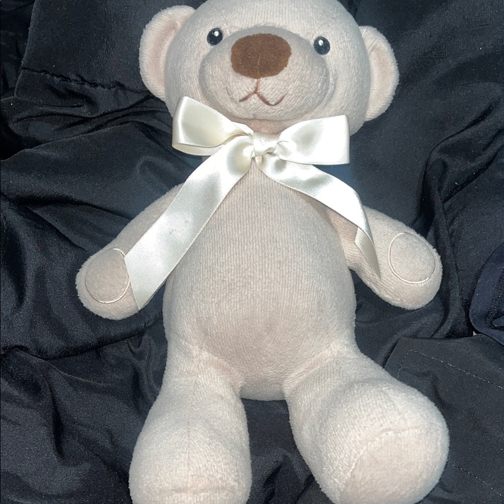 UGG Cream Teddy Bear with cream Bow